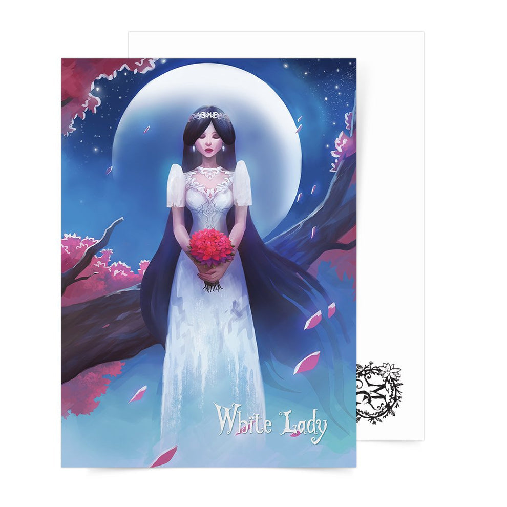 Postcard - White Lady
