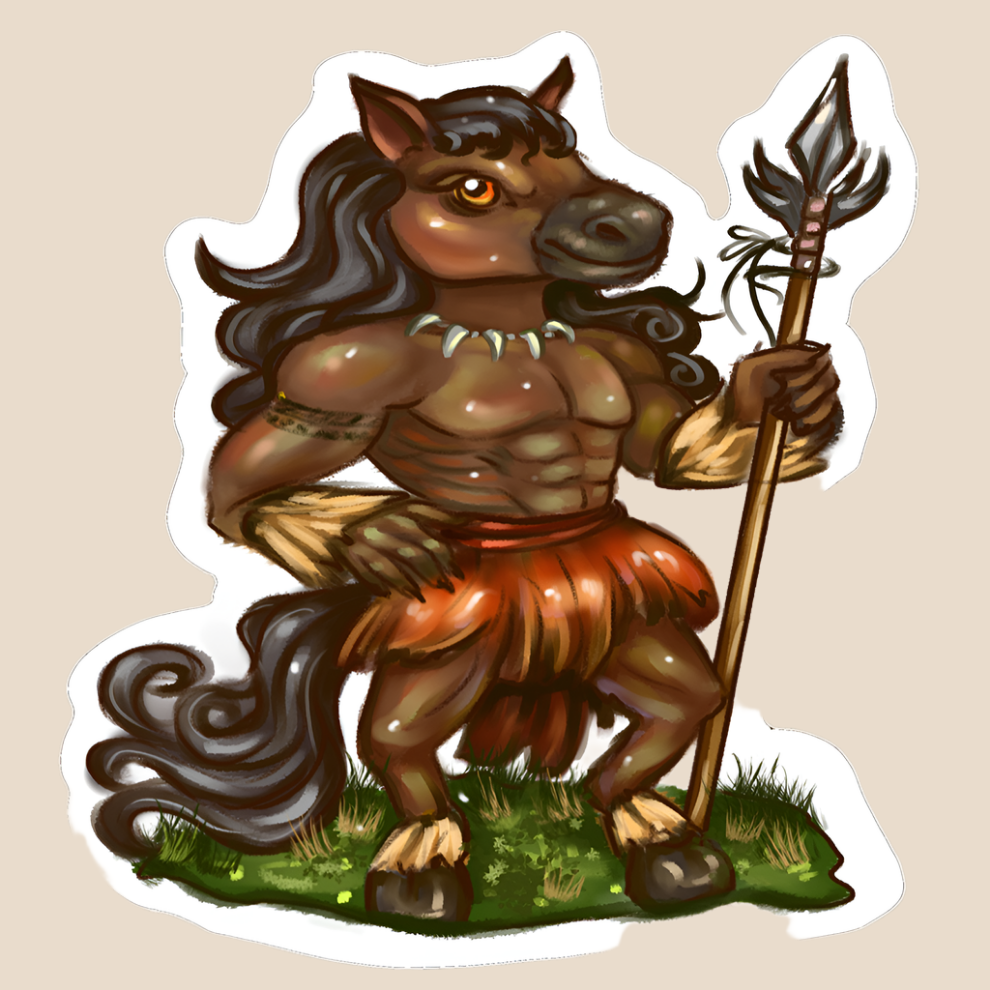 Tikbalang sticker (Keth)