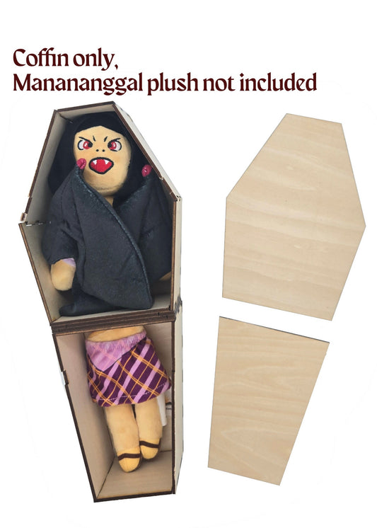 Coffin Box ONLY - Display for Manananggal Plushie