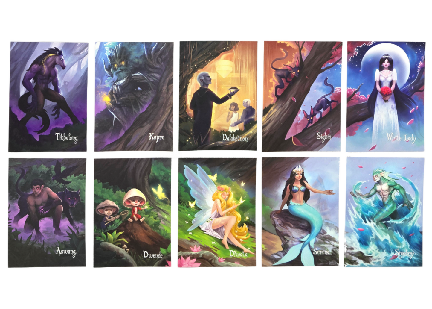 Postcards - Mythological Creatures Set